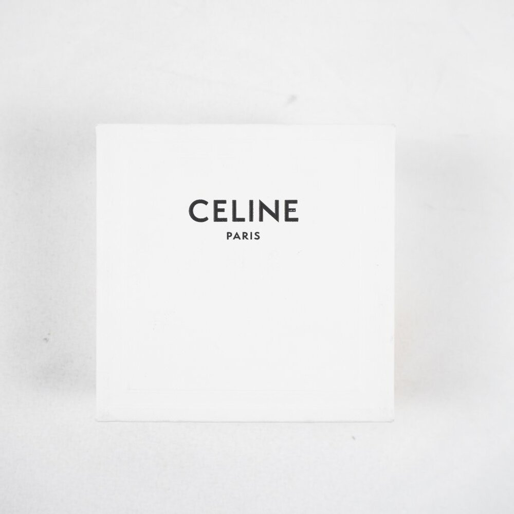 Celine Silk Triomphe Monogram Square Scarf In Beige And Brown NWT - Picture 11 of 11